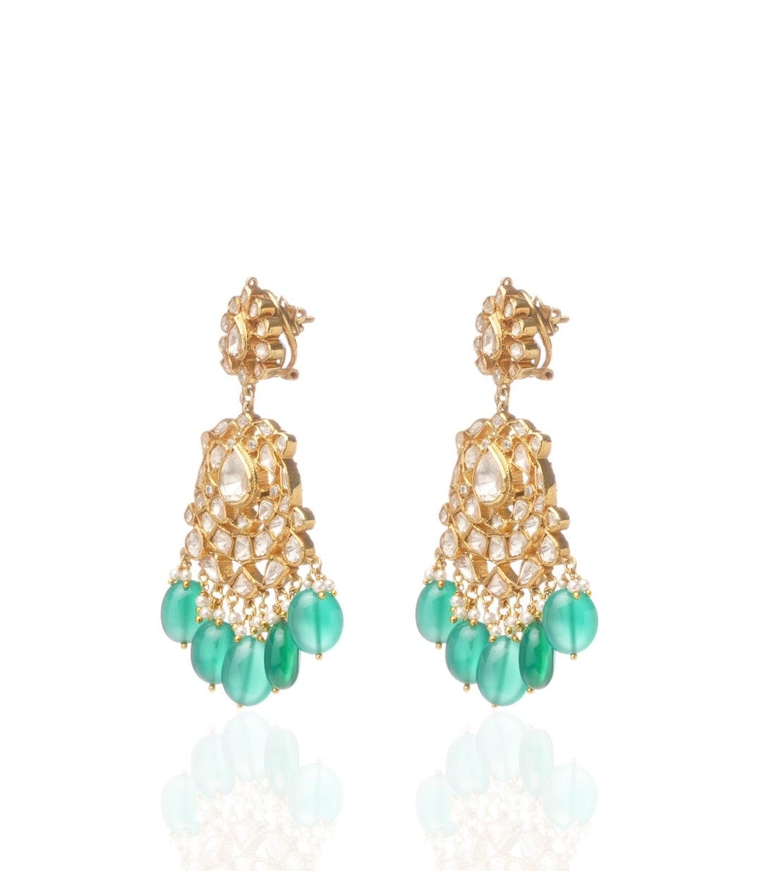 YAASHI GREEN MOISSANITE NECKLACE SET