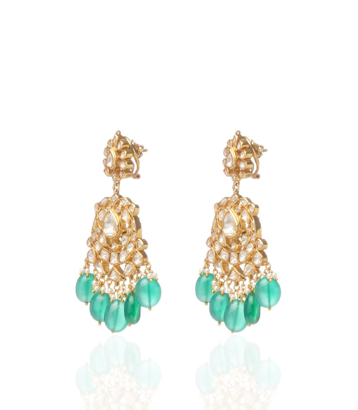 YAASHI GREEN MOISSANITE NECKLACE SET