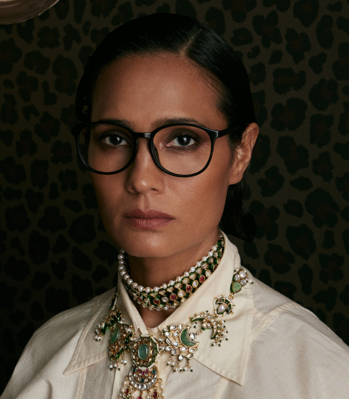 MANYATA RED KUNDAN CHOKER