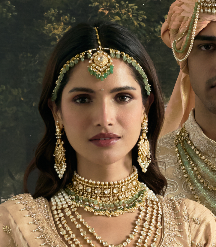 MANSI GOLD PLATED MOISSANITE NECKLACE