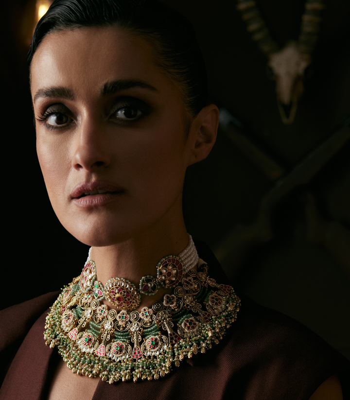 AASHIMA RED KUNDAN CHOKER