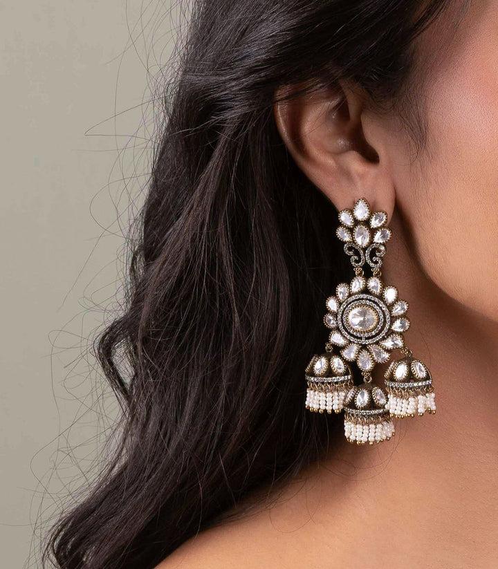 SHARNYA ANTIQUE FINISH JHUMKA