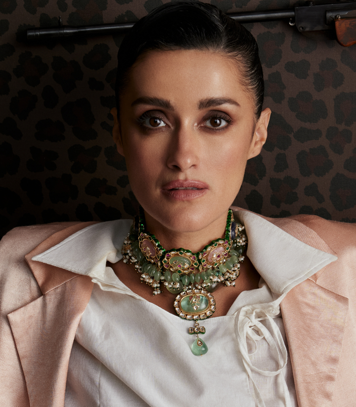 ZEBA NAVRATAN KUNDAN CHOKER