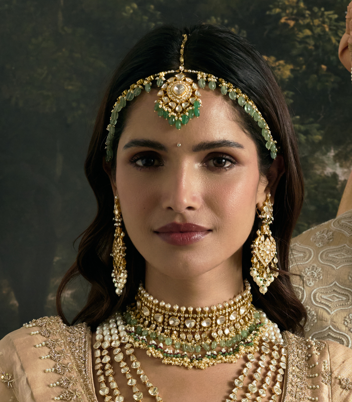 MANSI GOLD PLATED MOISSANITE NECKLACE