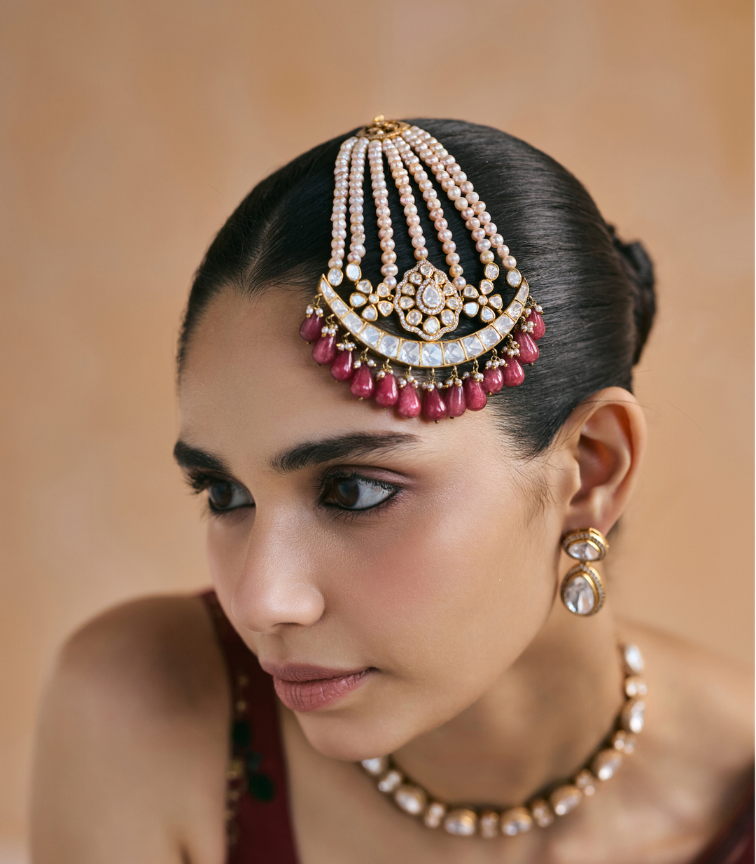 AROHI GOLD PLATED MOSSIANITE PASSA