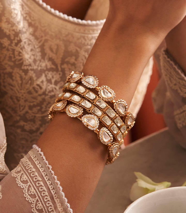 Mayuki Polki Bangle