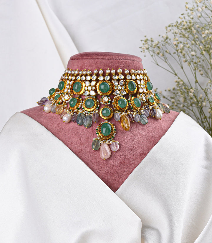 MOHANA GREEN MOISSANITE NECKLACE