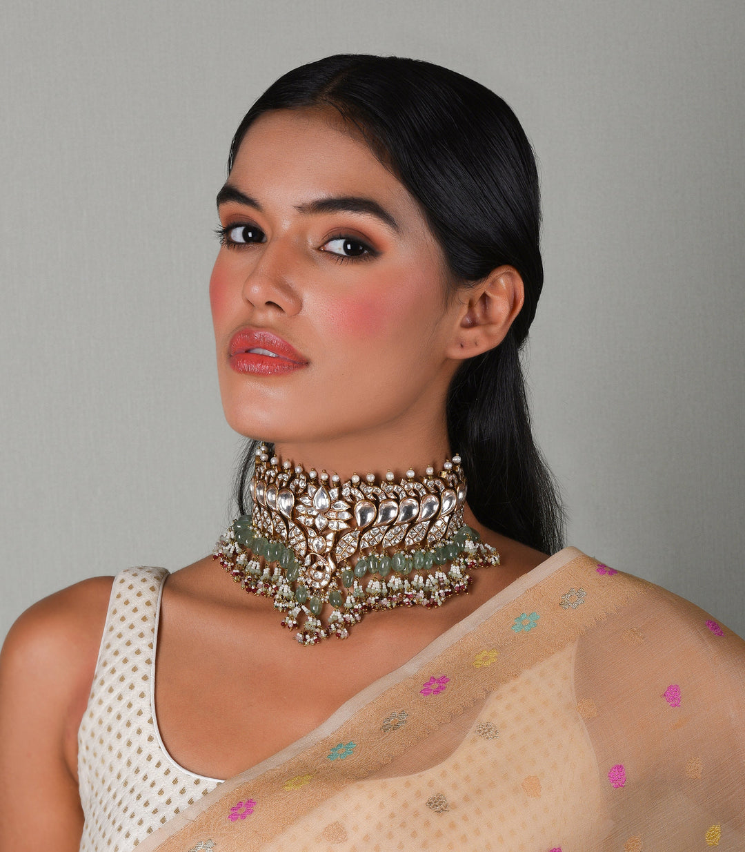 VINISHA MOISSANITE NECKLACE SET