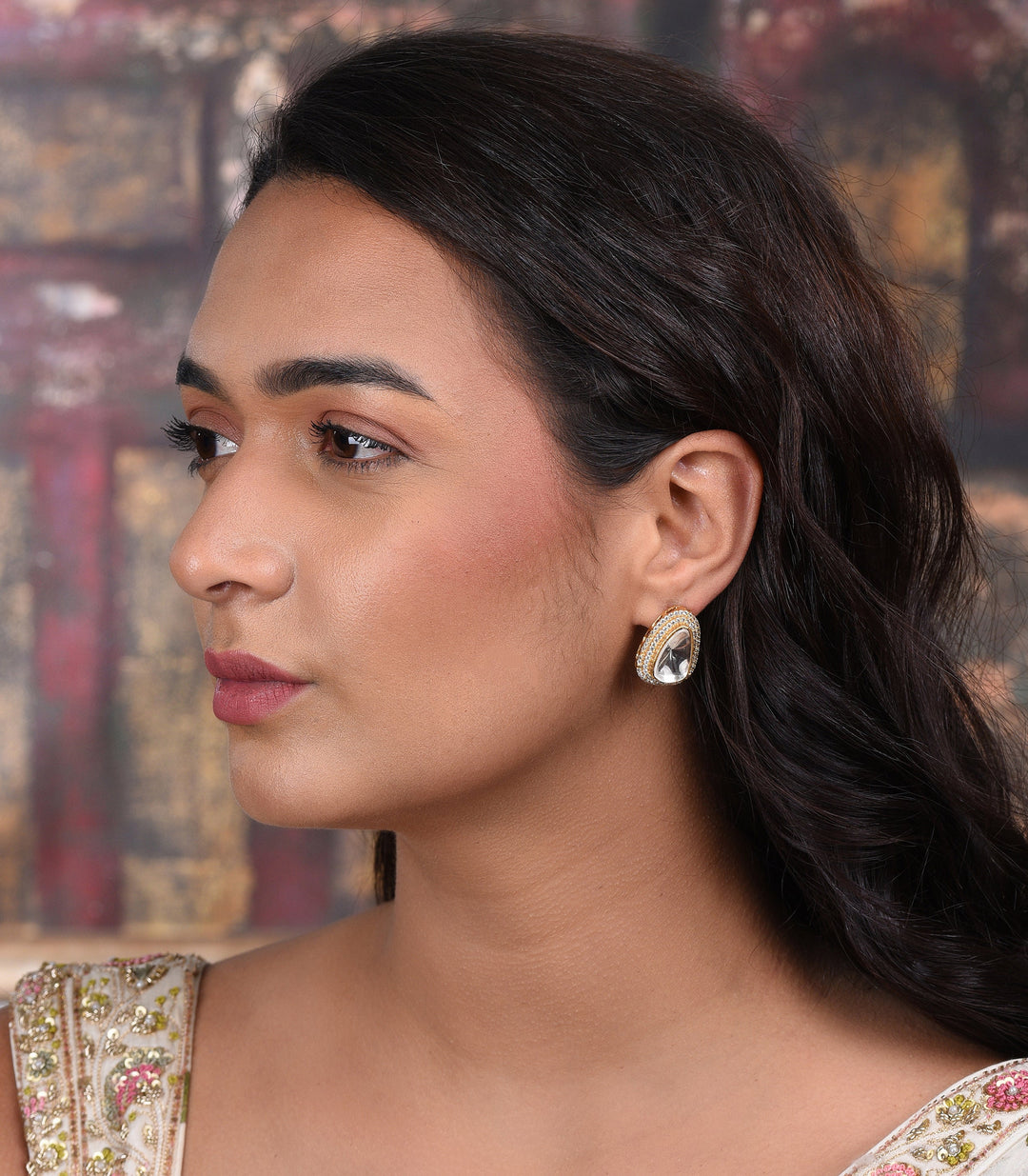 Hanita Polki Necklace Set