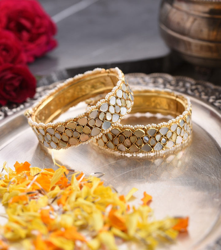 Deepa Mother Of Pearl Bangles