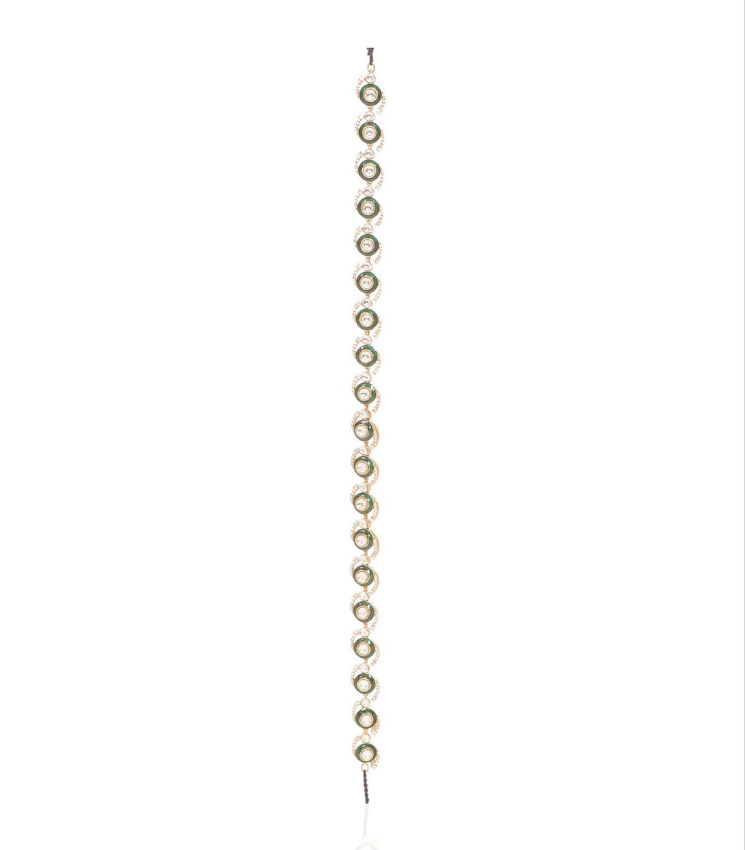 DHRUVI GREEN POLKI CHOKER