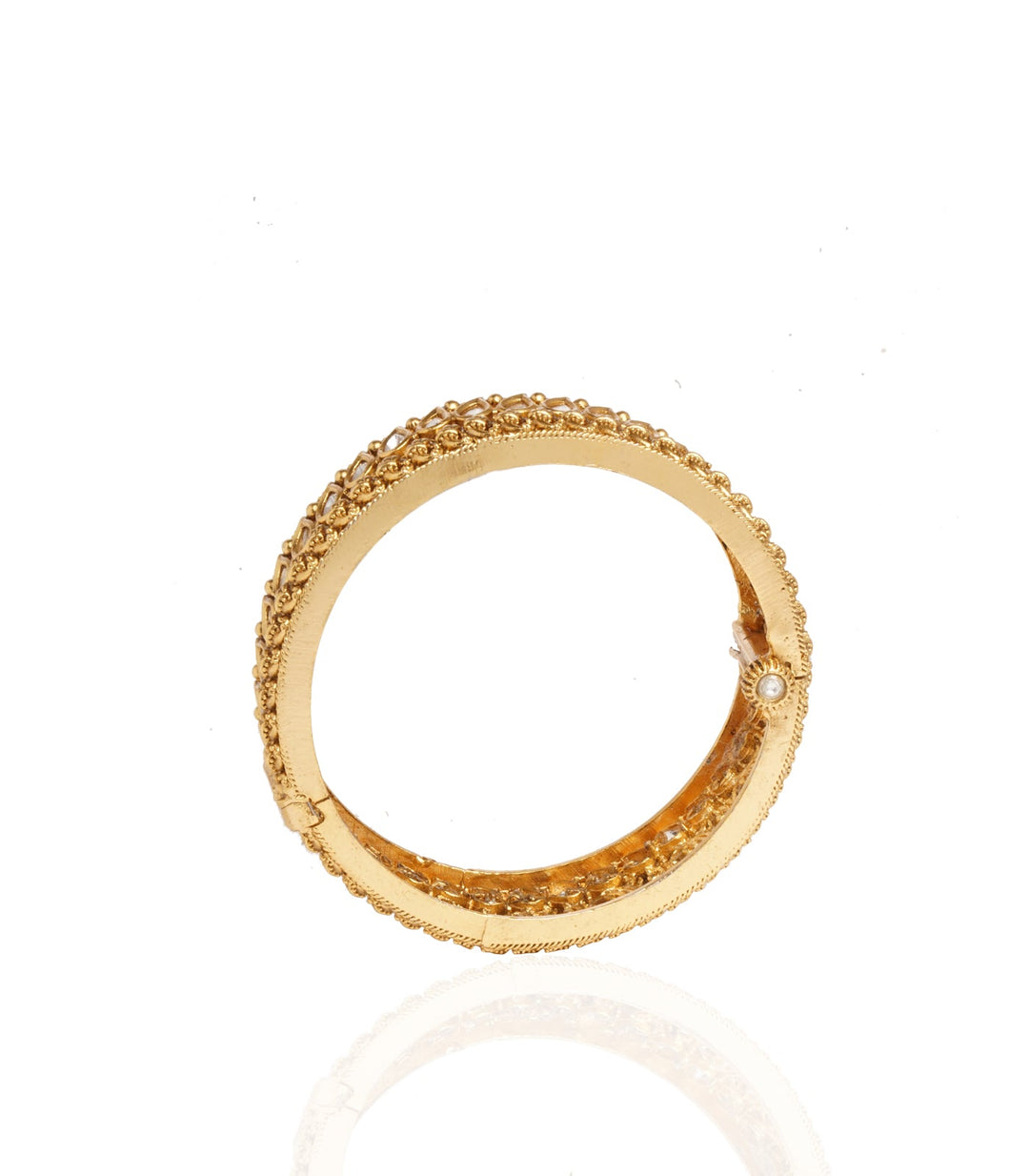 VIDYA GOLD PLATED POLKI BANGLES