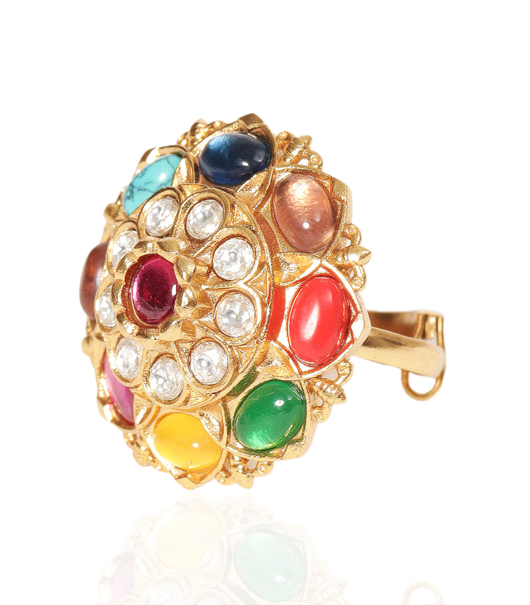 ANVI NAVRATAN POLKI RING