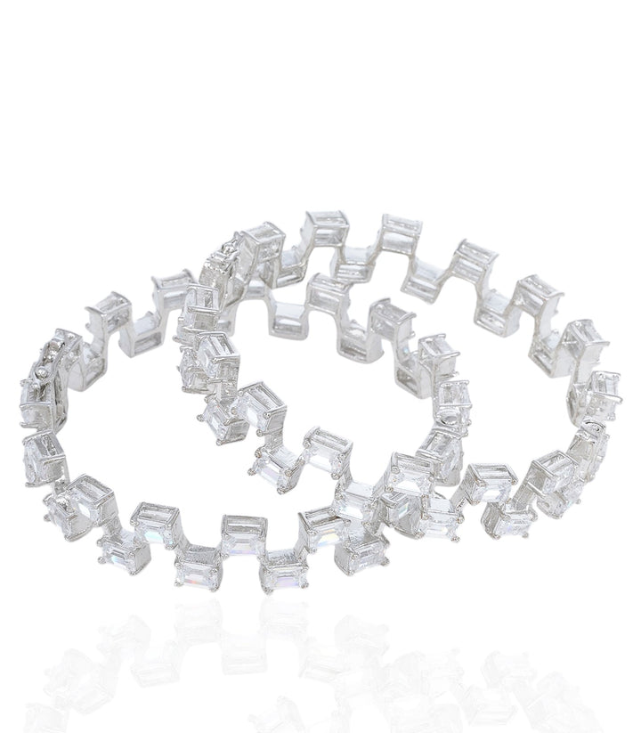 DANNA WHITE ZIRCON BANGLES