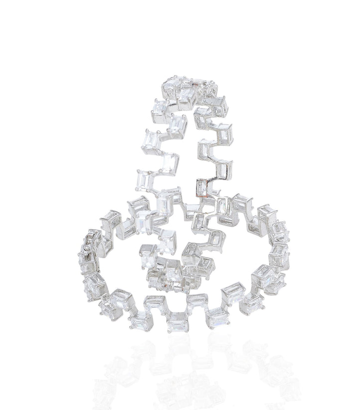 DANNA WHITE ZIRCON BANGLES