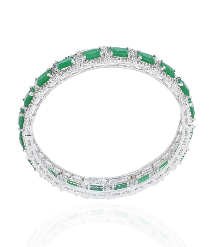LIZA GREEN ZIRCON BANGLES