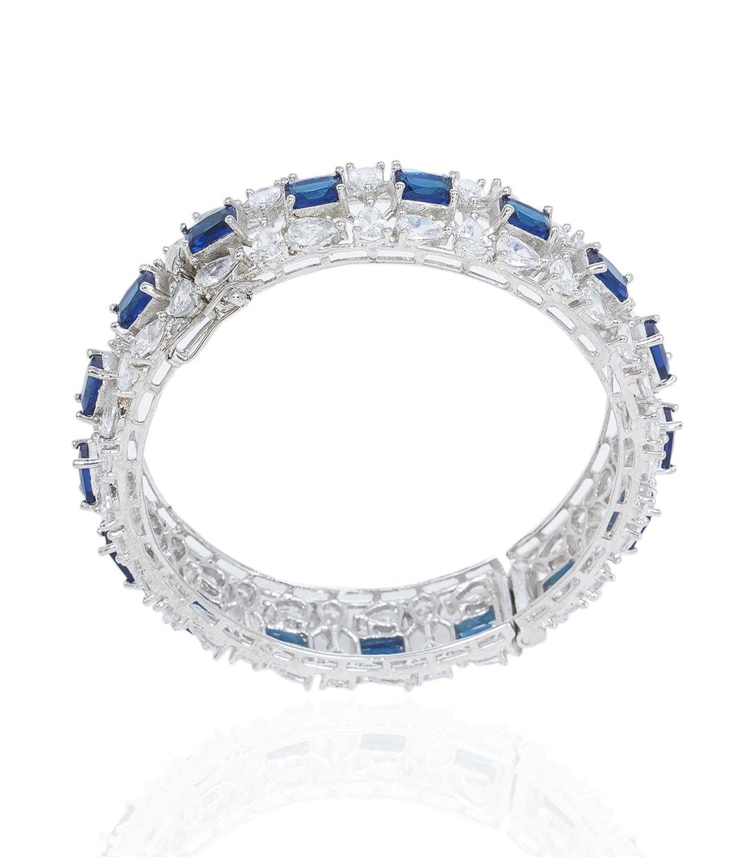LAUREN BLUE ZIRCON BANGLES