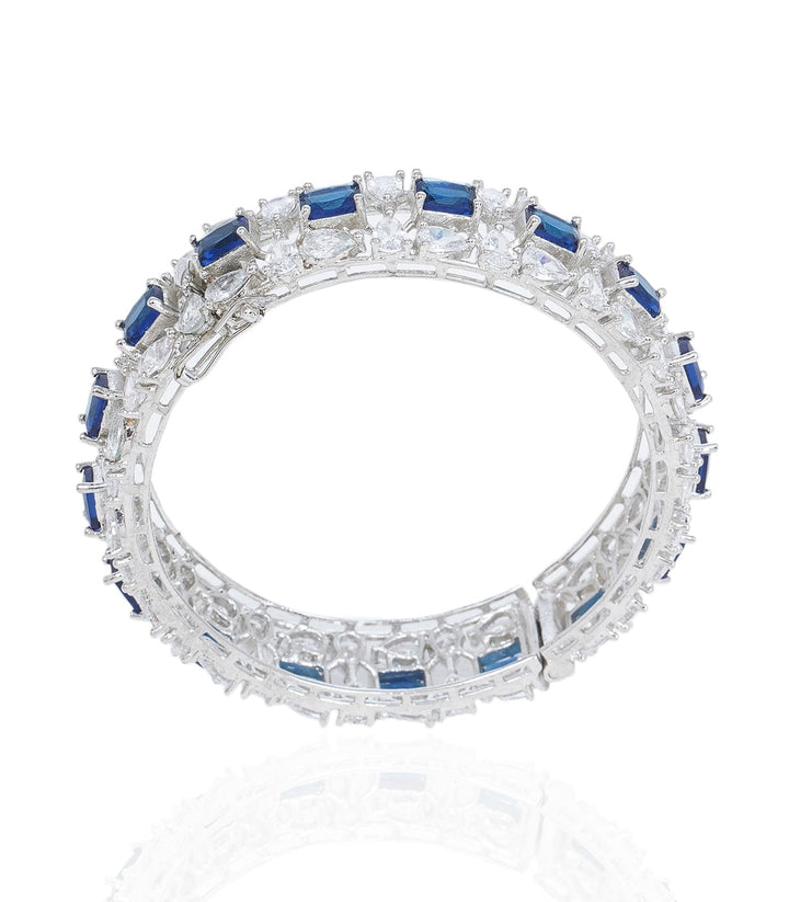 LAUREN BLUE ZIRCON BANGLES