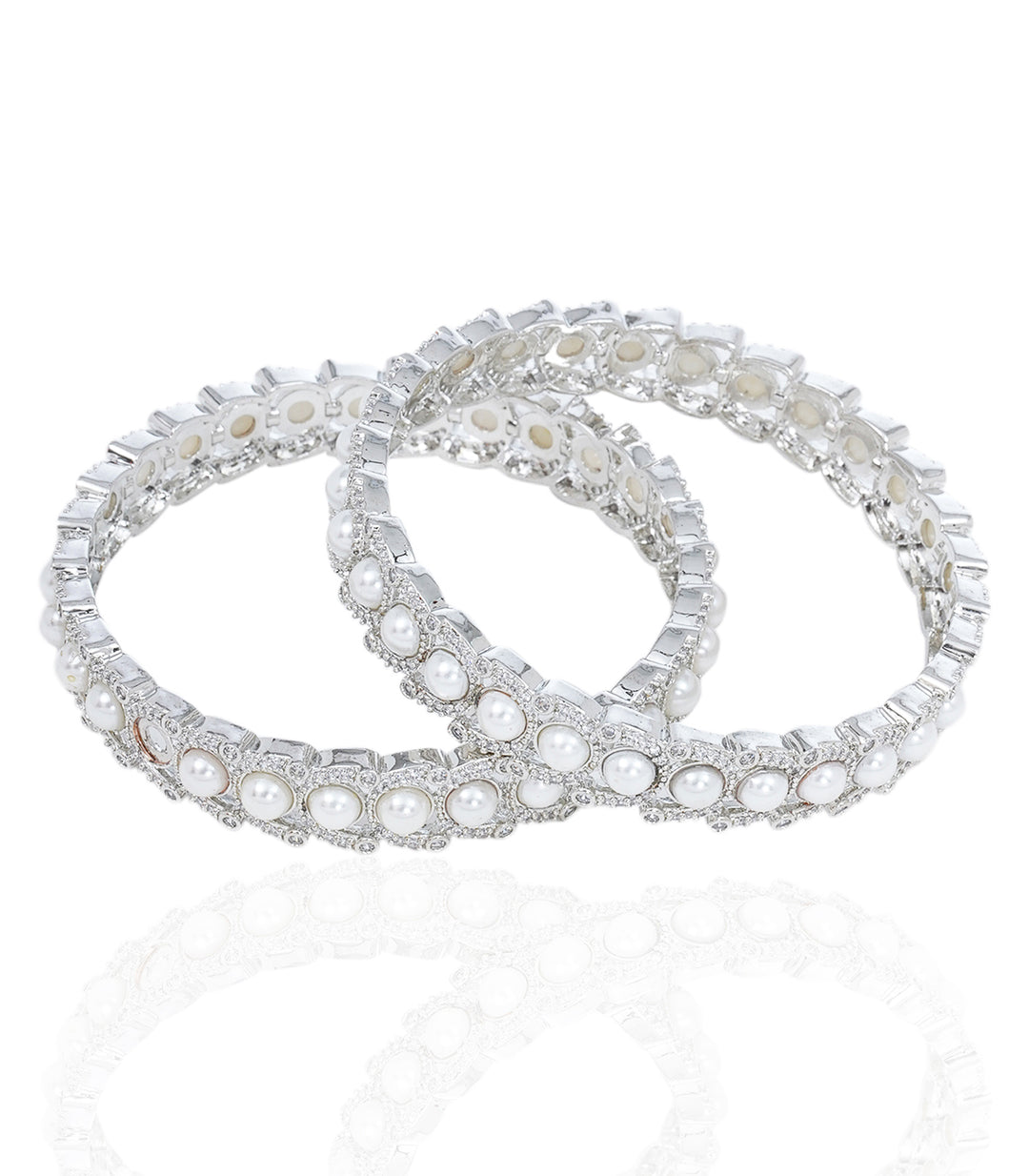 SAYLOR WHITE ZIRCON BANGLES