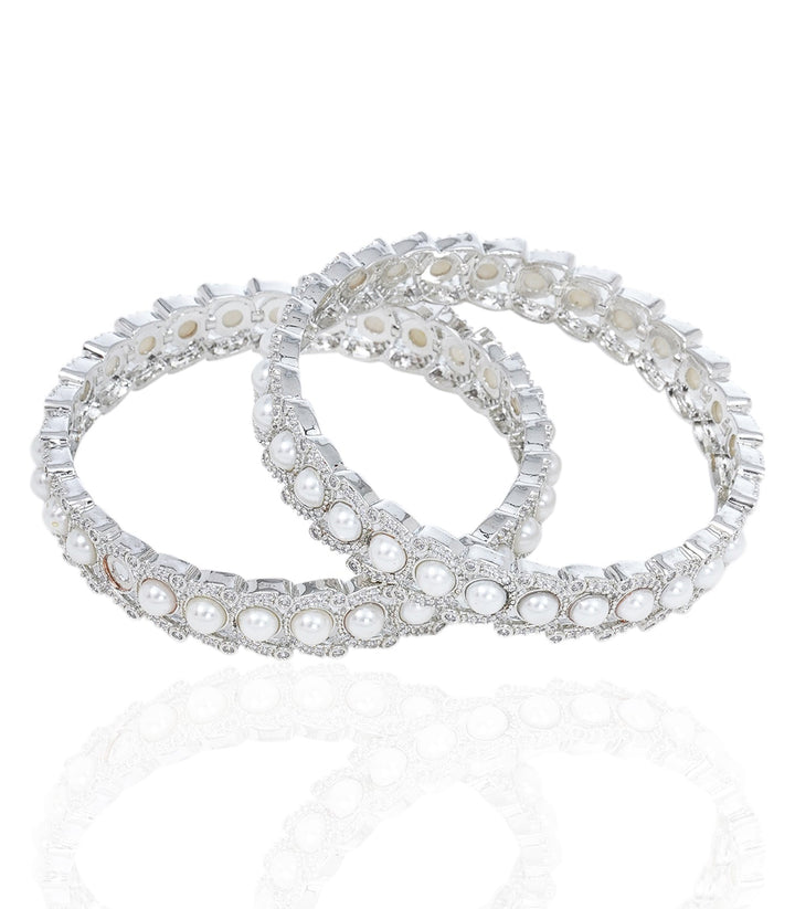 SAYLOR WHITE ZIRCON BANGLES