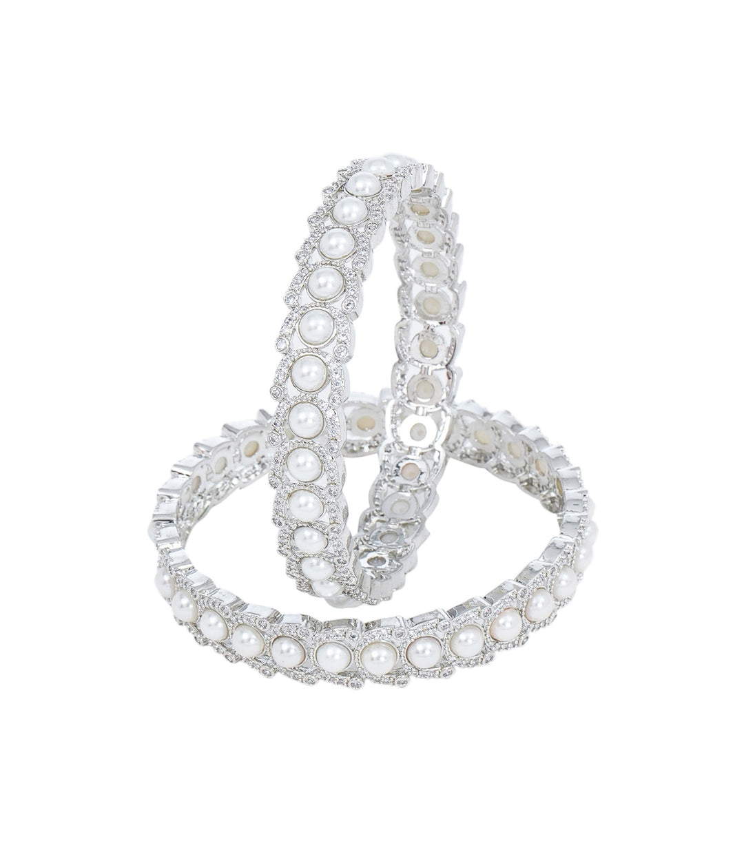 SAYLOR WHITE ZIRCON BANGLES