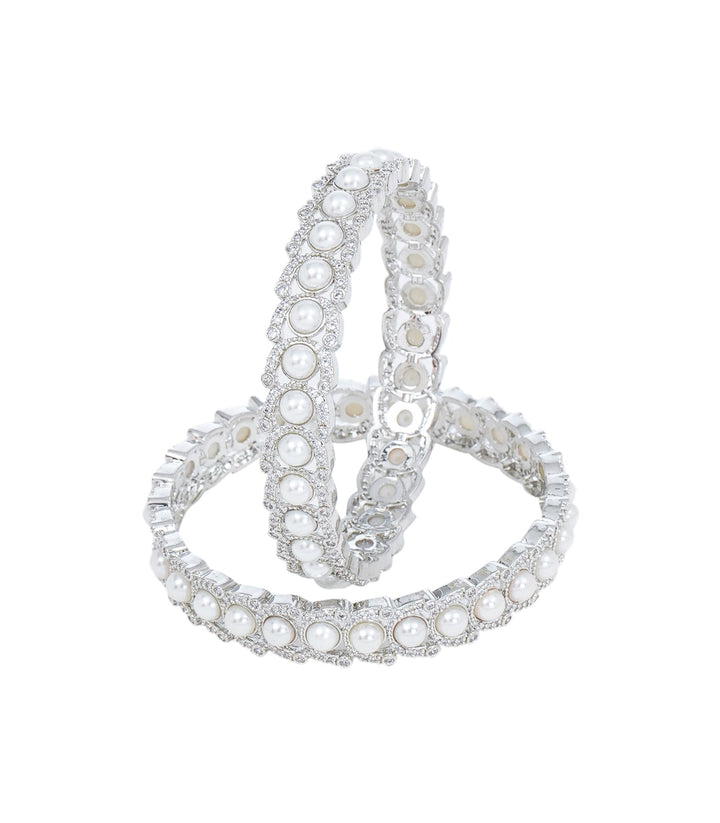 SAYLOR WHITE ZIRCON BANGLES