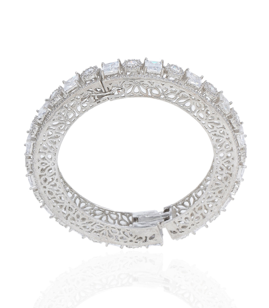 MARLEY WHITE ZIRCON BANGLES