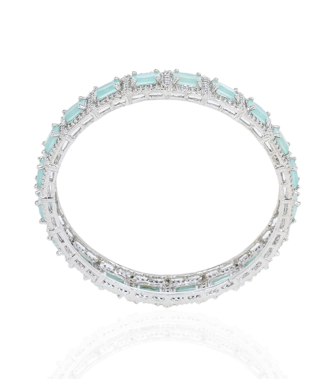 AISHA MINT ZIRCON BANGLES