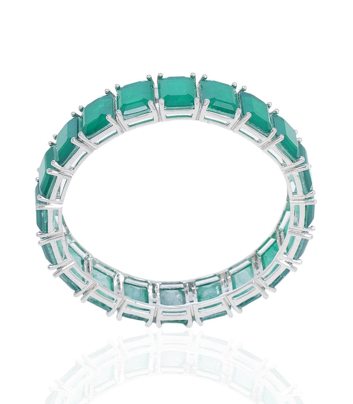 HAZEL GREEN ZIRCON BANGLES
