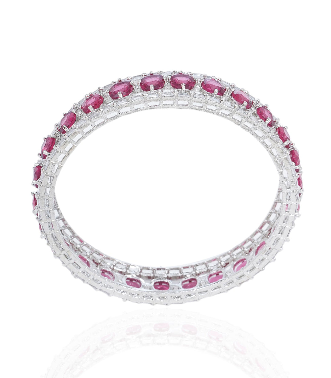 AVIVA PINK ZIRCON BANGLES