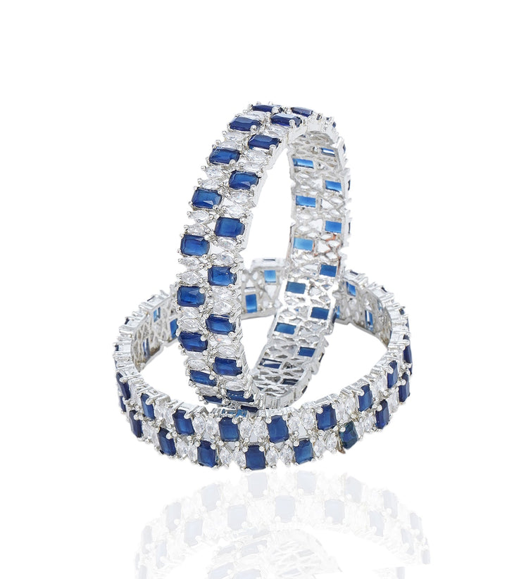 NADYA BLUE ZIRCON BANGLES