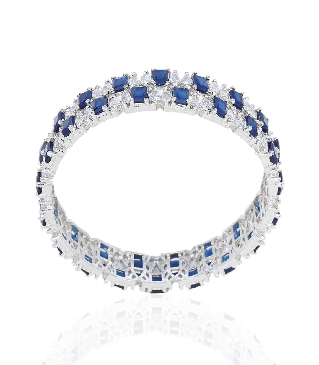 NADYA BLUE ZIRCON BANGLES