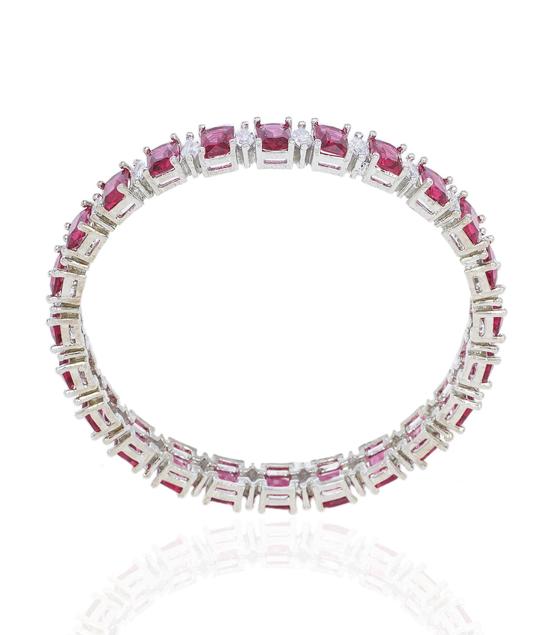 ALISA PINK ZIRCON BANGLES