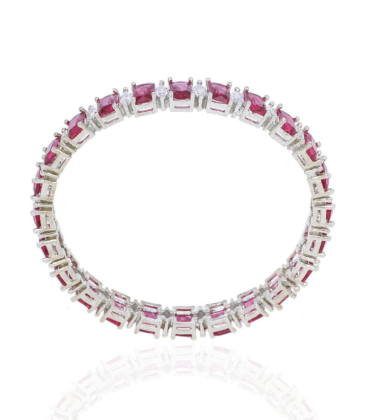 ALISA PINK ZIRCON BANGLES