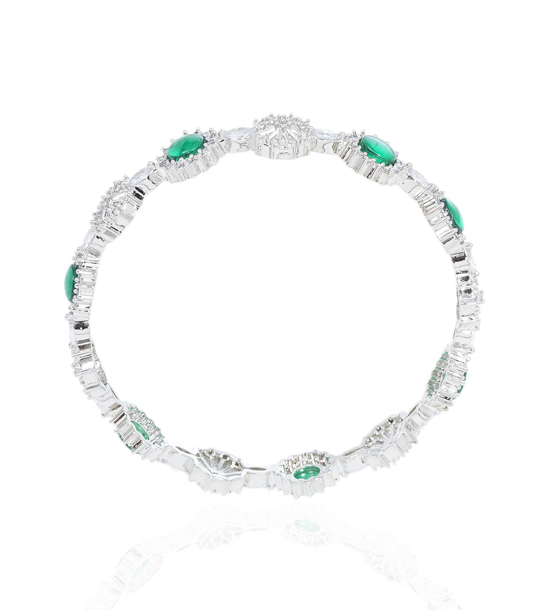 YANA GREEN ZIRCON BANGLES