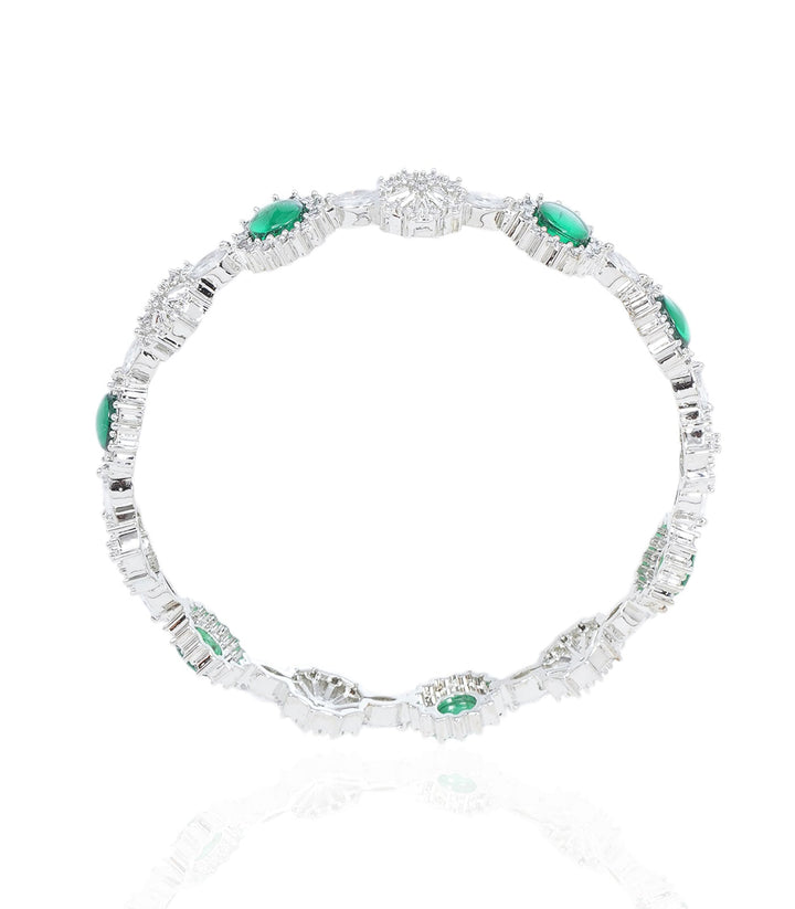 YANA GREEN ZIRCON BANGLES
