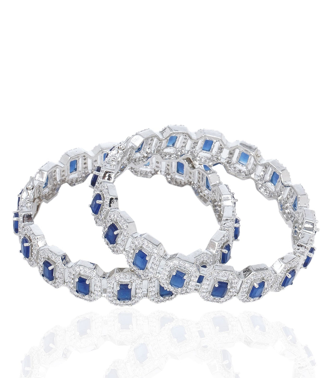 ZARYA BLUE ZIRCON BANGLES