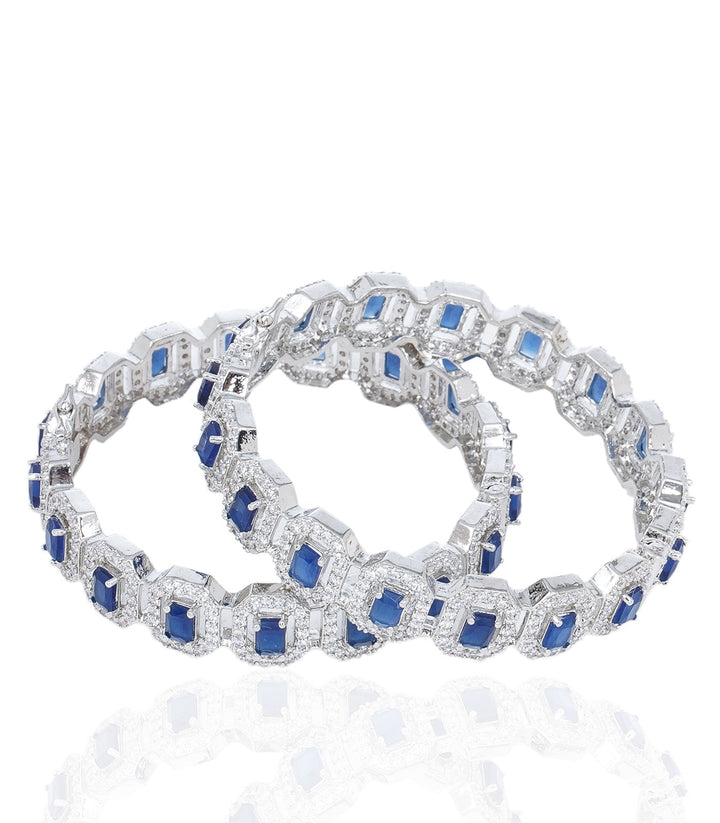 ZARYA BLUE ZIRCON BANGLES