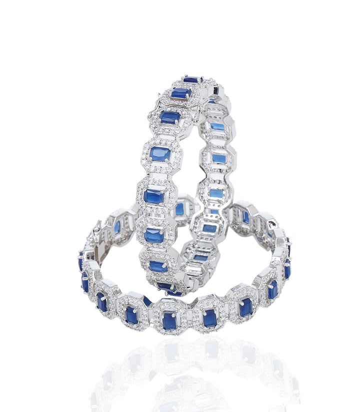 ZARYA BLUE ZIRCON BANGLES