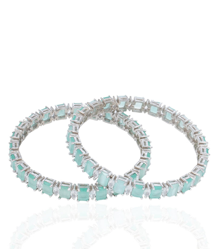 TANIA MINT ZIRCON BANGLES