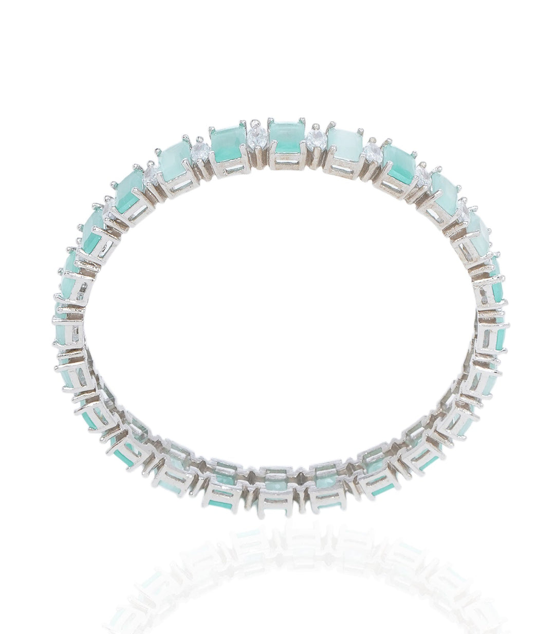 TANIA MINT ZIRCON BANGLES