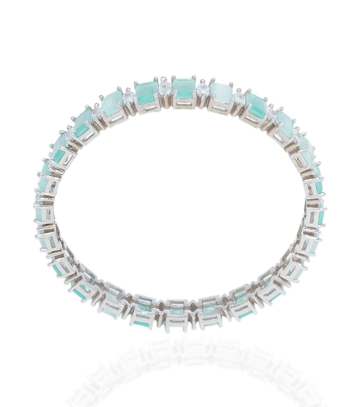 TANIA MINT ZIRCON BANGLES