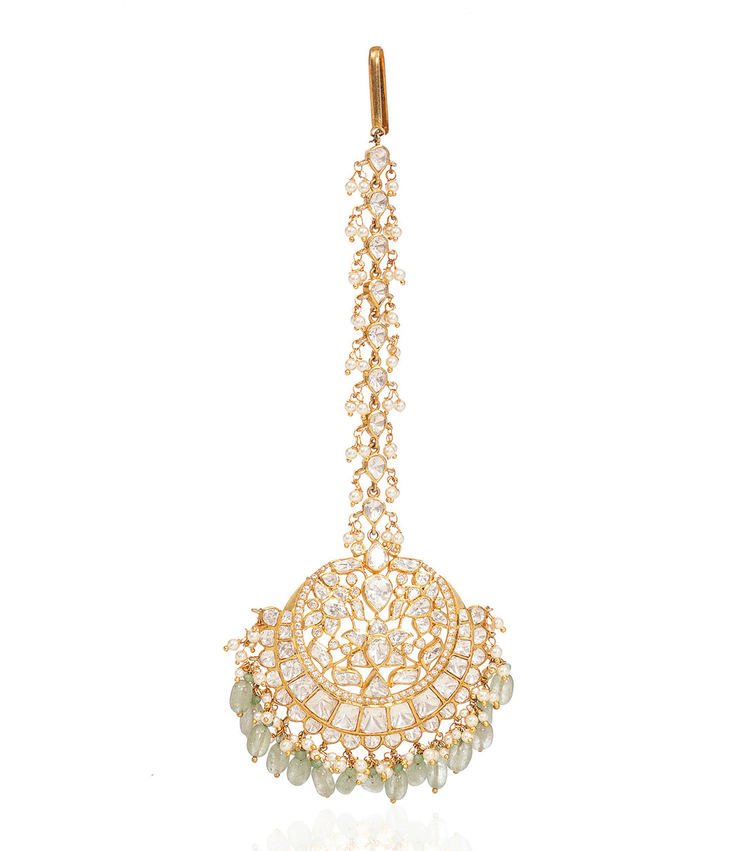 YASHI GOLD MOISSANITE TIKKA