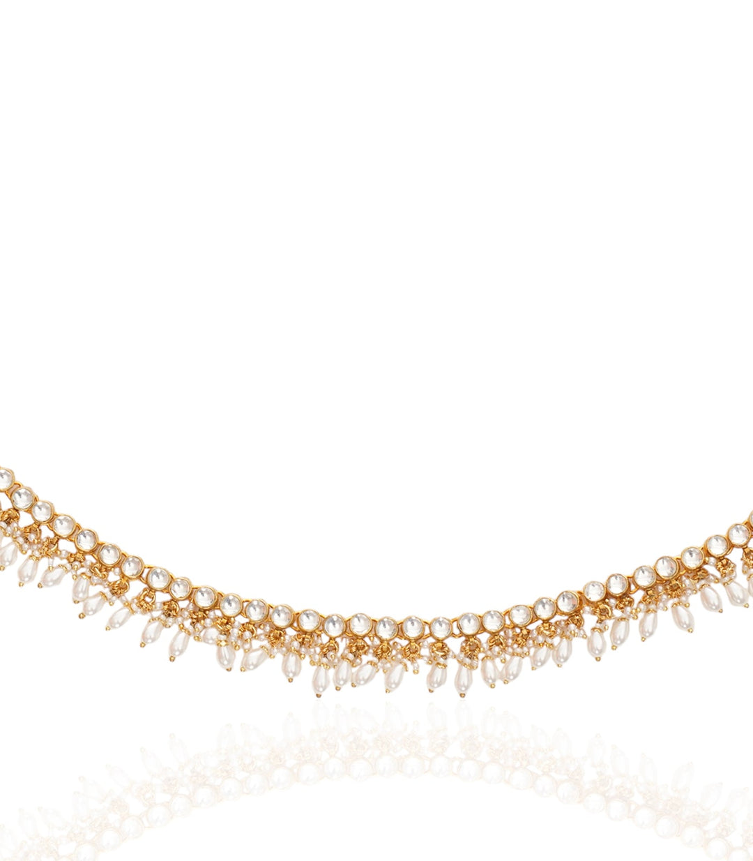AYESHA WHITE KUNDAN WAIST BELT