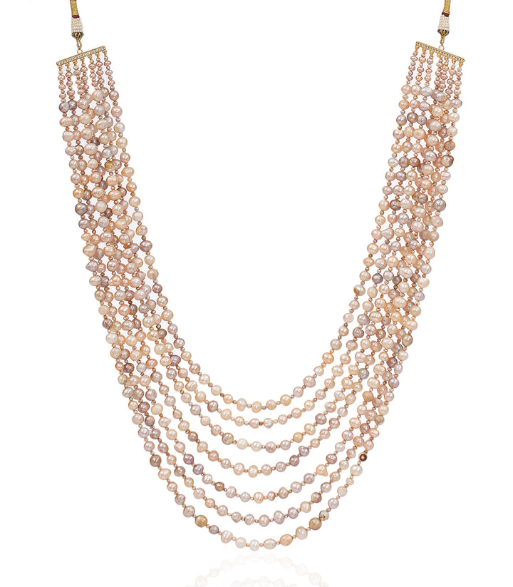 HARSHA GOLD PLATED  BEADS GROOM NECKLACE