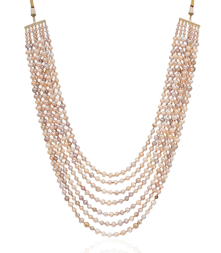 HARSHA GOLD PLATED  BEADS GROOM NECKLACE