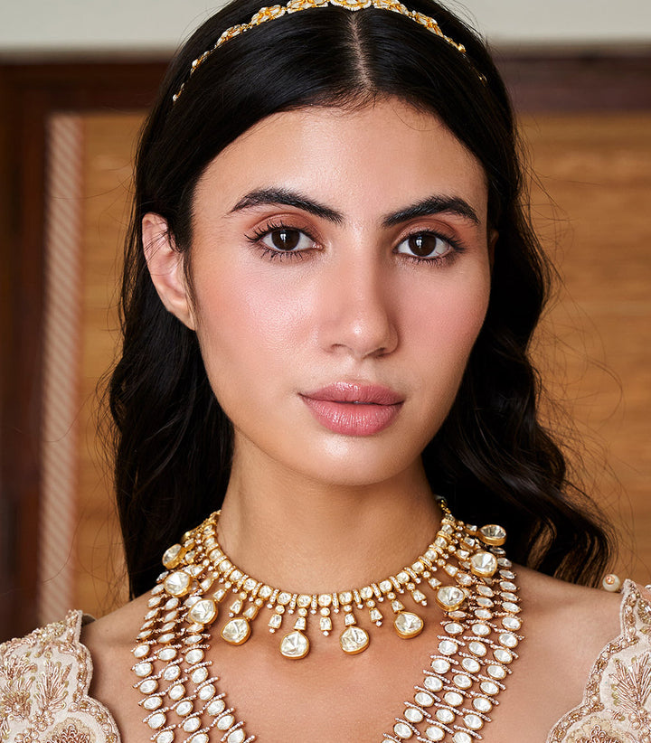 Prabha Moissanite Necklace Set