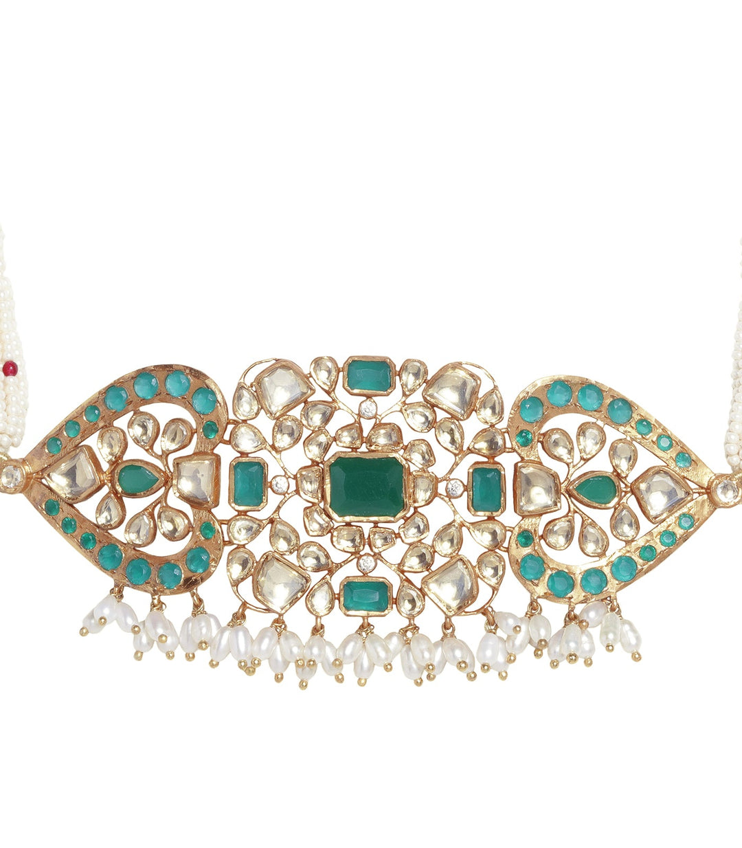 Padmakshi Green Kundan Choker Set
