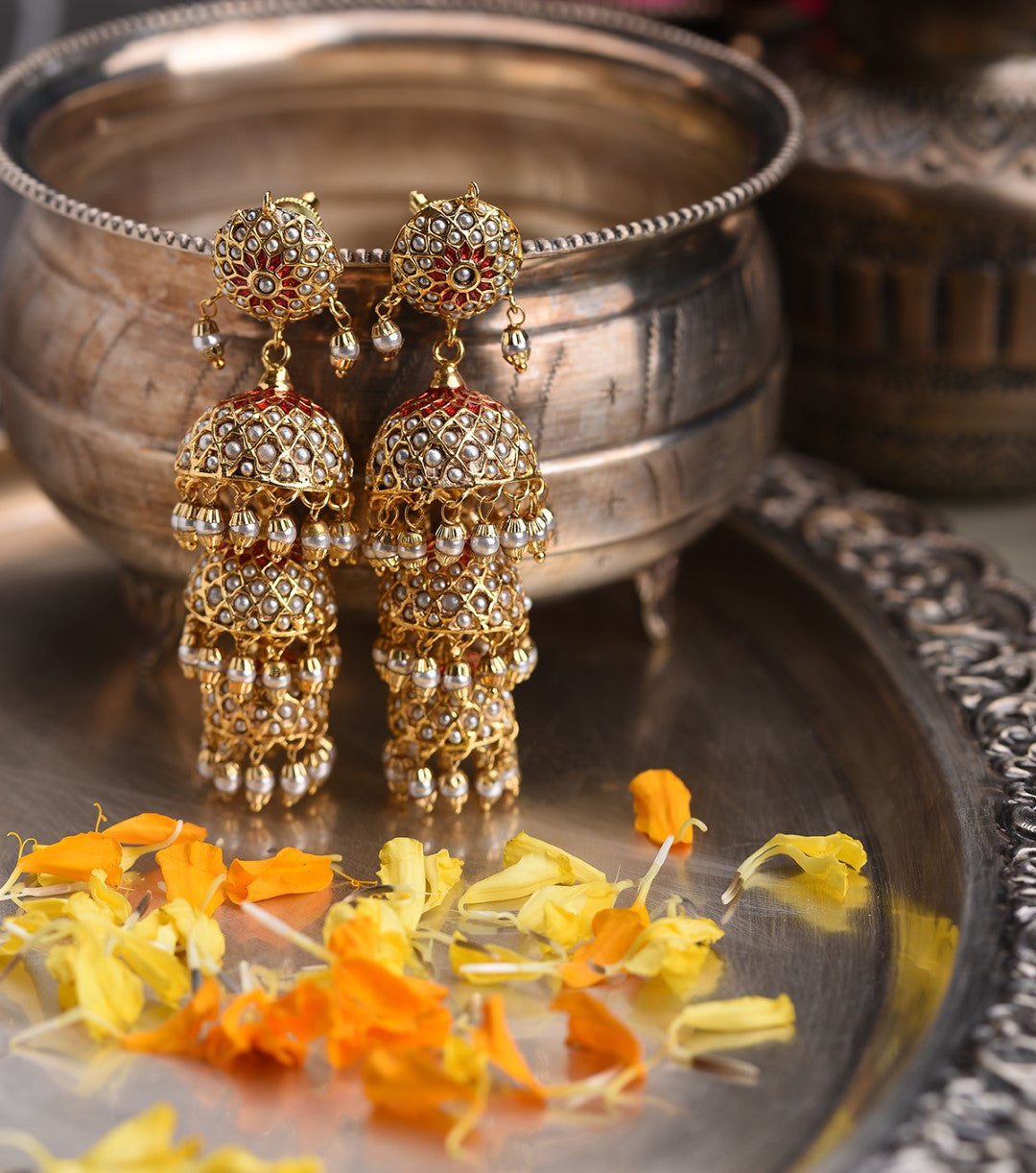 Venya Jadau Jhumki