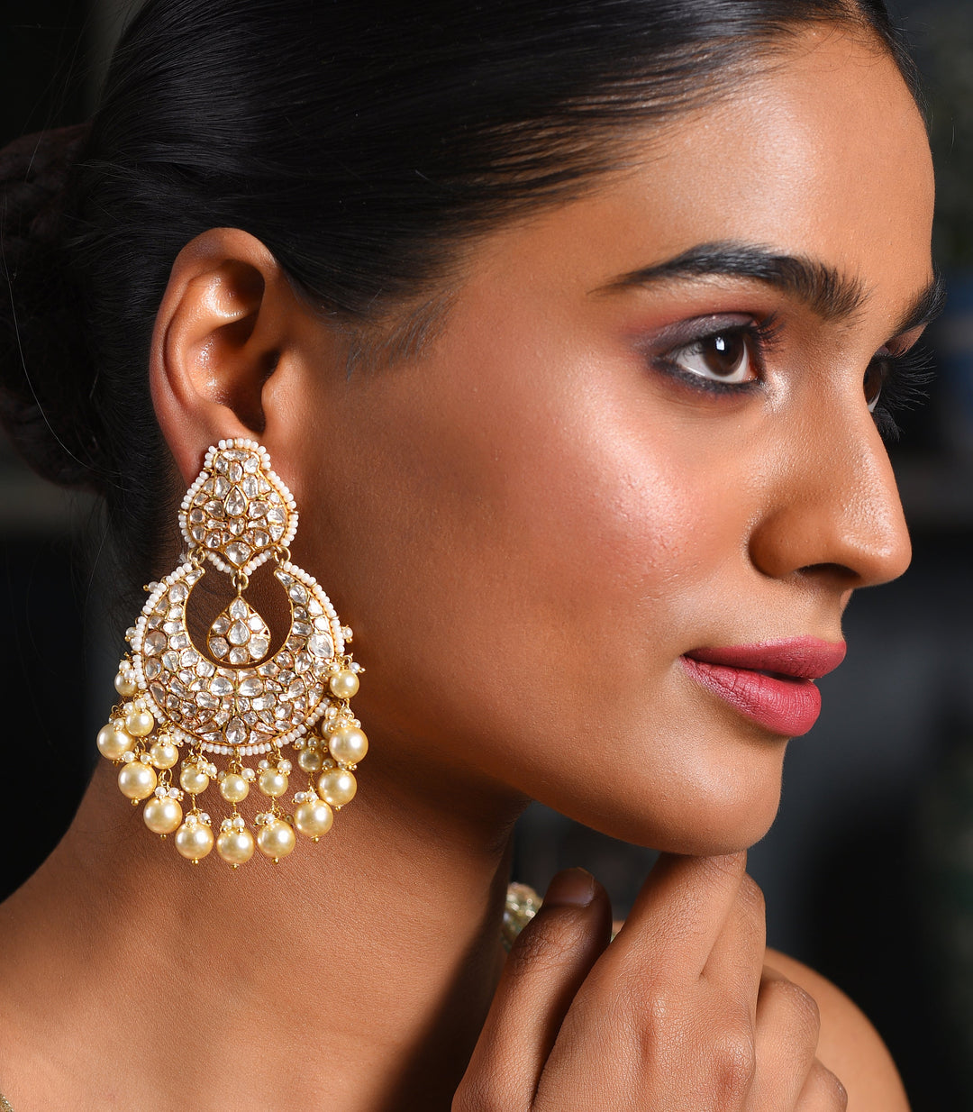 AARADHYA MOISSANITE CHANDBALI